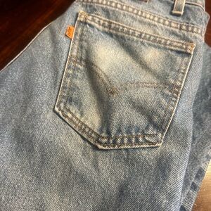 SOLD Levi's Light Blue orange label vintage Denim Jeans